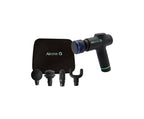 Pistolet de massage musculaire Airona avec mallette de rangement premium et ses têtes de massage.